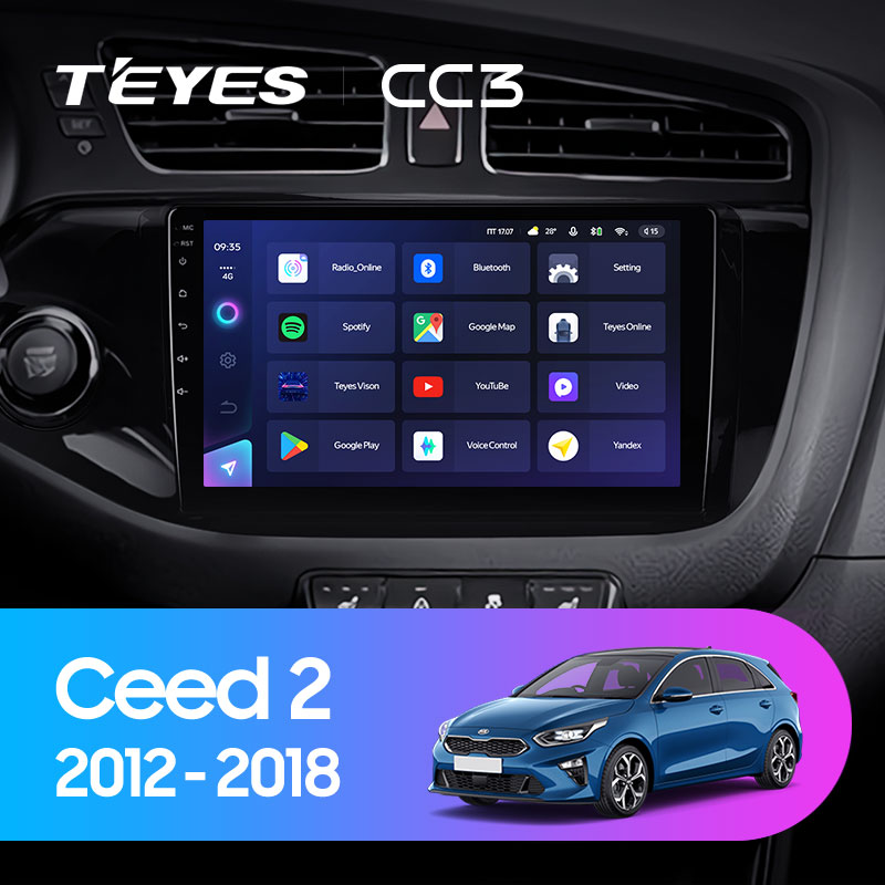 Teyes cc3 kia ceed